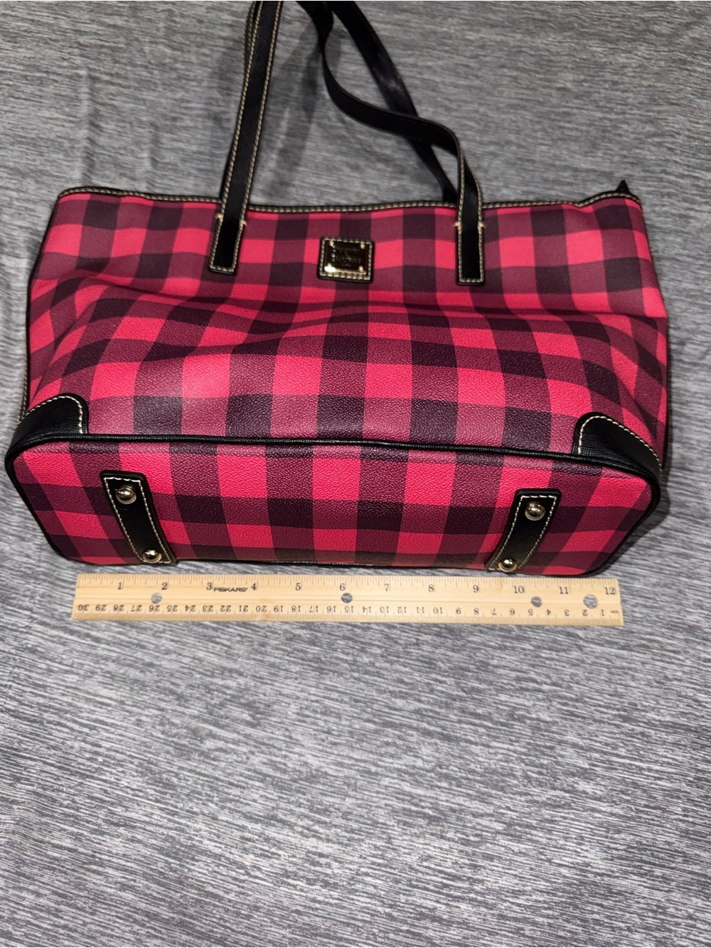 Dooney & Bourke Pink Black Tucker Tote - Picture 2 of 11